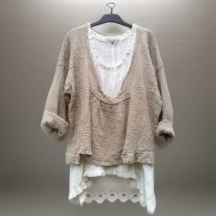 Willow - Comodo set casual con due camicie a maniche lunghe