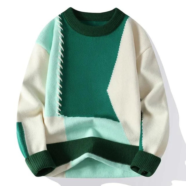 Wella - Maglia con motivo patchwork