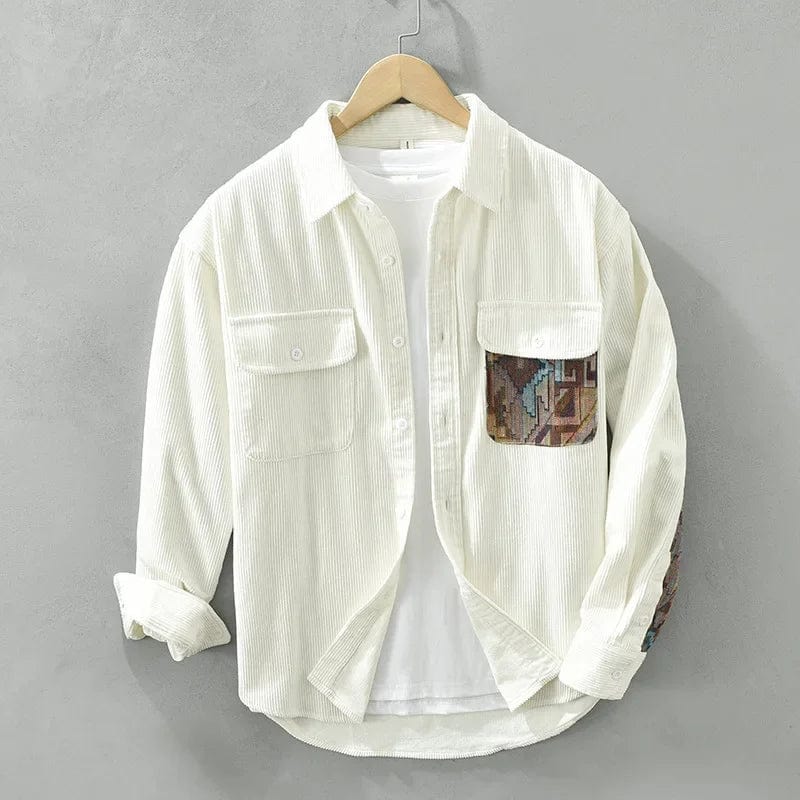 Loris - Camicia in cotone a coste