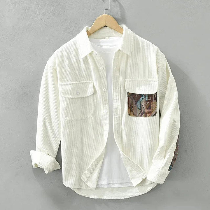 Loris - Camicia in cotone a coste