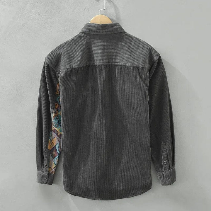 Loris - Camicia in cotone a coste